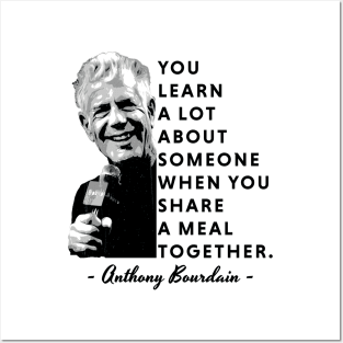 Quotes - Anthony Bourdain Posters and Art